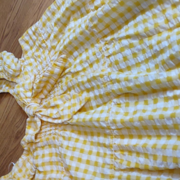 Old Navy Yellow Gingham Maxi Dress - Picture 7 of 7